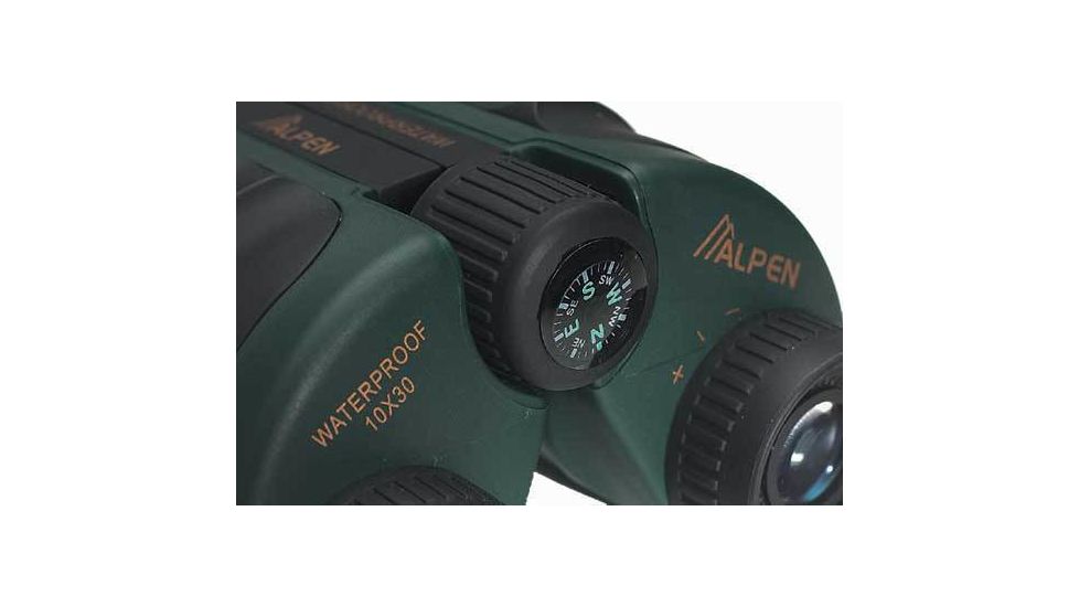 Compass included on Alpen Binoculars 528
