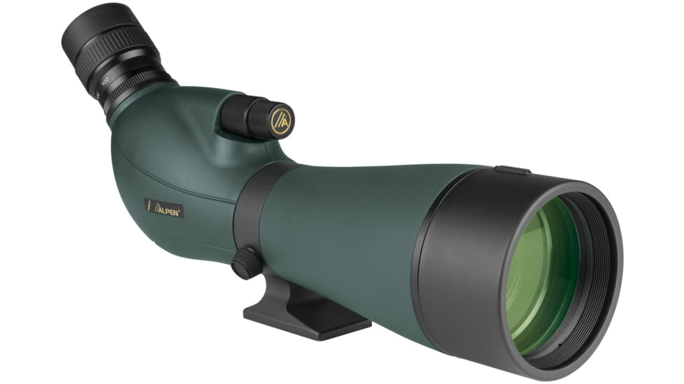 Alpen Wings 20-60x80 Spotting Scope, 20 - 18 mm, Dielectric Prism Coated, Dark Green, Standard, 795