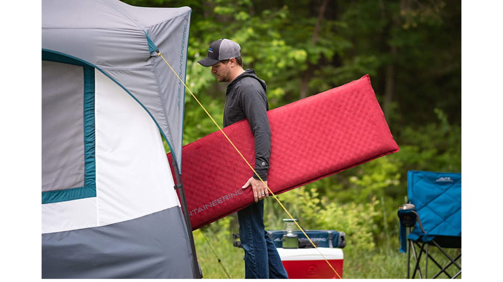 ALPS Mountaineering Apex Air Pad XL, red, 30 In x 77 In x 3 In, 7350005