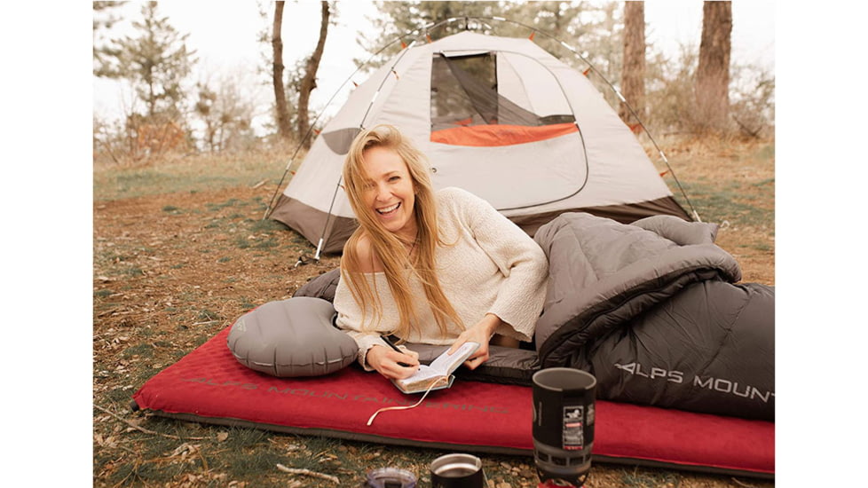 ALPS Mountaineering Apex Air Pad XL, red, 30 In x 77 In x 3 In, 7350005