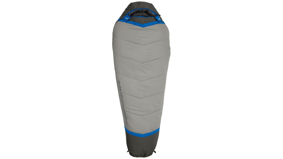 ALPS Mountaineering Aura 35 Sleeping Bag, Long, Ultramarine/Coal, 34in x 86in, 4602441