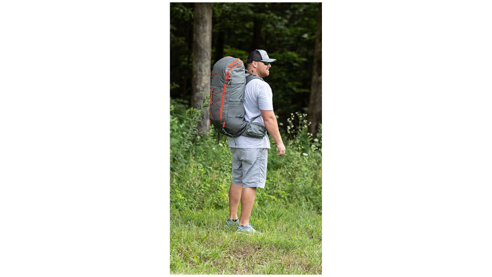 ALPS Mountaineering Canyon 55L Pack, Gray/Chili, 6852049