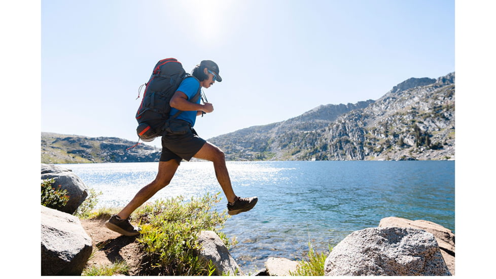 ALPS Mountaineering Canyon 55L Pack, Gray/Chili, 6852049