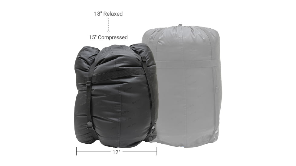 ALPS Mountaineering Crater Lake Outfitter Sleeping Bag, Blue, 494375ZIP