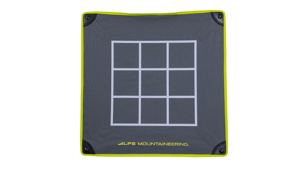 ALPS Mountaineering Eclipse Table Tic-Tac-Toe, Charcoal/Citrus, One Size, 8369857