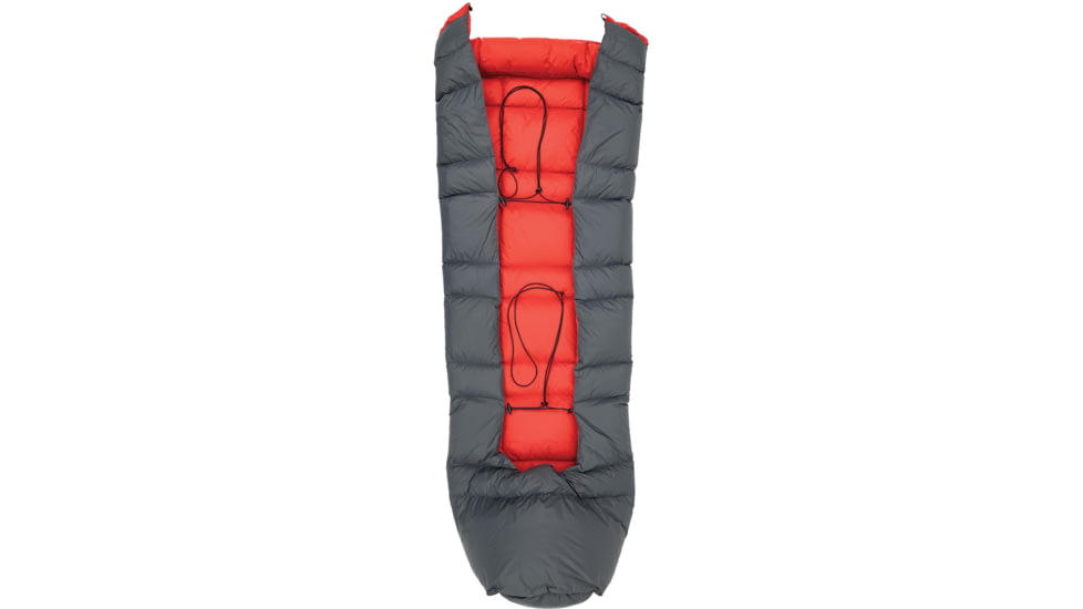 ALPS Mountaineering Pinnacle Lightweight Quilt, Charcoal/Red, 4990444