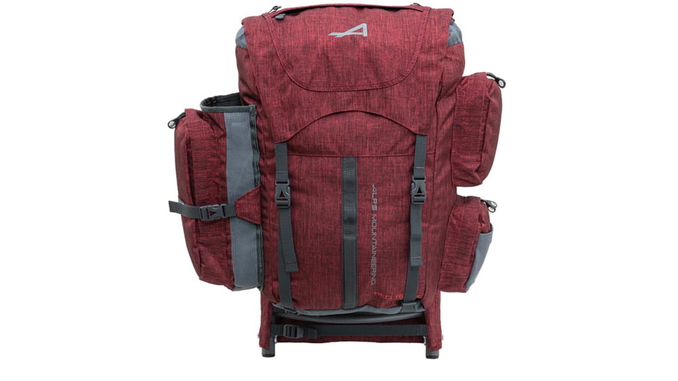 ALPS Mountaineering Red Rock Backpack, 34 Liters, Heather Red/Gray, 3300044