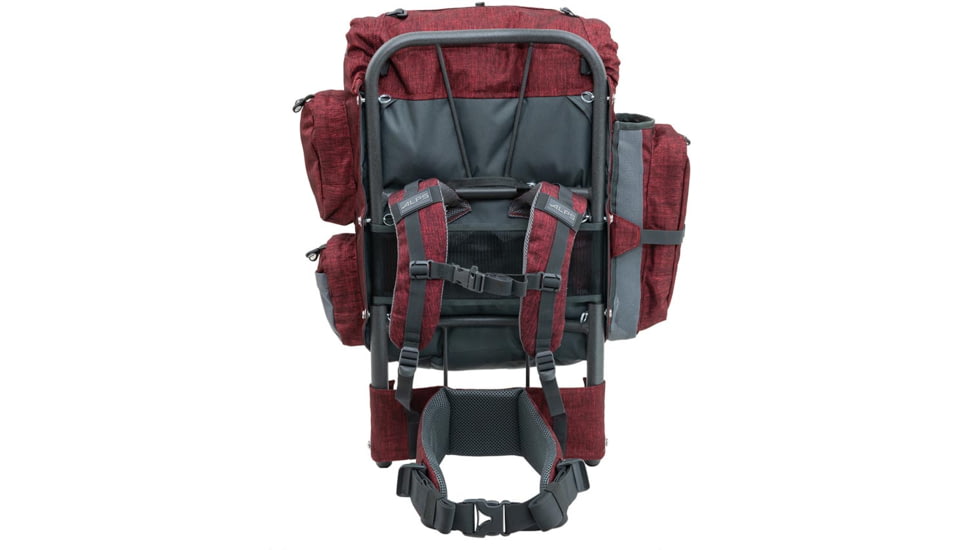 ALPS Mountaineering Red Rock Backpack, 34 Liters, Heather Red/Gray, 3300044