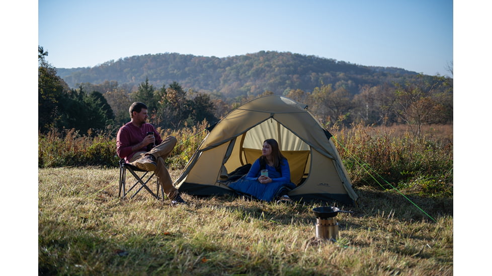 ALPS Mountaineering Taurus 3-Person Outfitter Tent, Tan/Green, 5322915