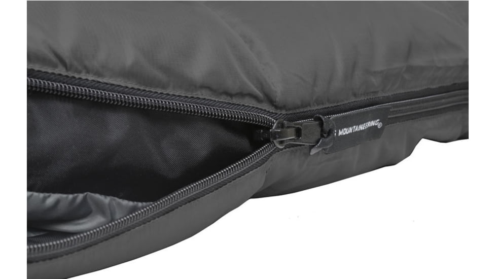ALPS Mountaineering Zenith +30 Degrees Sleeping Bag, Long, Gray/Red, 4302642