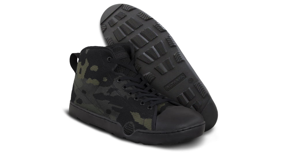 Altama Urban Assault Mid Tactical Boot, Mens, Black Multicam, 12US, Regular, 334651-12.0-R, 334651-12.0-R