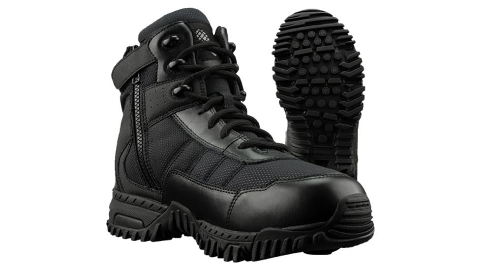 Altama Vengeance SR 6 in Height Side-Zip Boots, Black, W7.5 305401-W-075