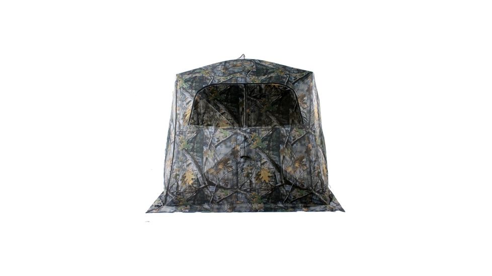 Altan Blockhouse Hunting Blind, 3-Person, 150D, Camo, 75 x 75 x 65 in, B-D413K-05