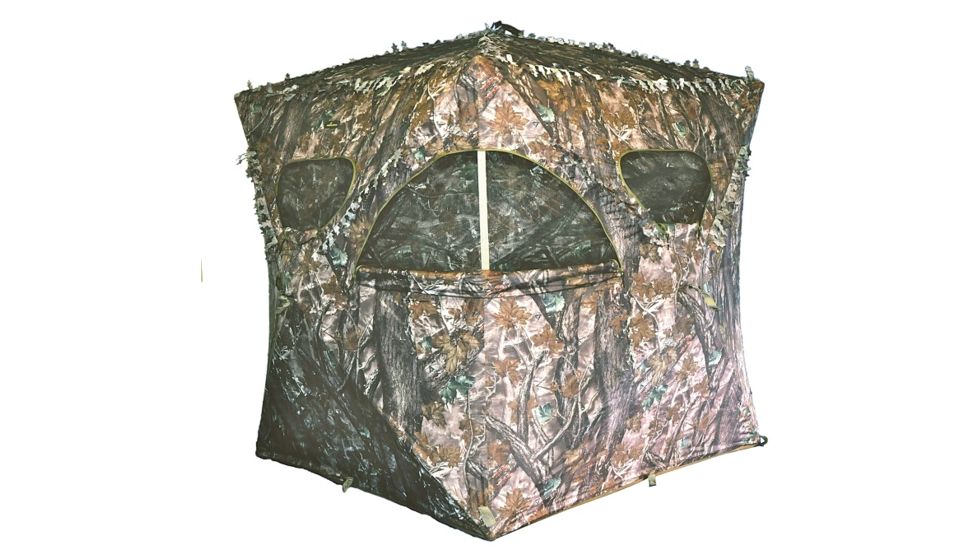 Altan Bush Bunker Hunting Blind, 2-Person, 200D, Camo, 76 x 76 x 67 in, B-BB-101