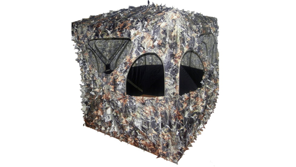 Altan Bush Lodge Hunting Blind, 4-Person, 150D, Camo, 81 x 81 x 76 in, B-BL-103