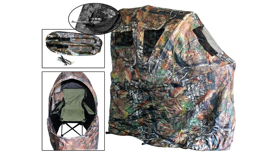 Altan My Chail Hunting Blind, 1-Person, 250 lbs Capacity, 200D, Camo, 16 x 20 x 17 in, B-CHR-01