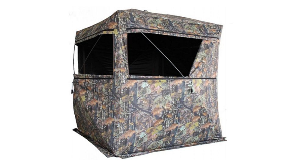 Altan Platoon Hunting Blind, 4-Person, 190D, Camo, 90 x 90 x 80 in, B-JW-423