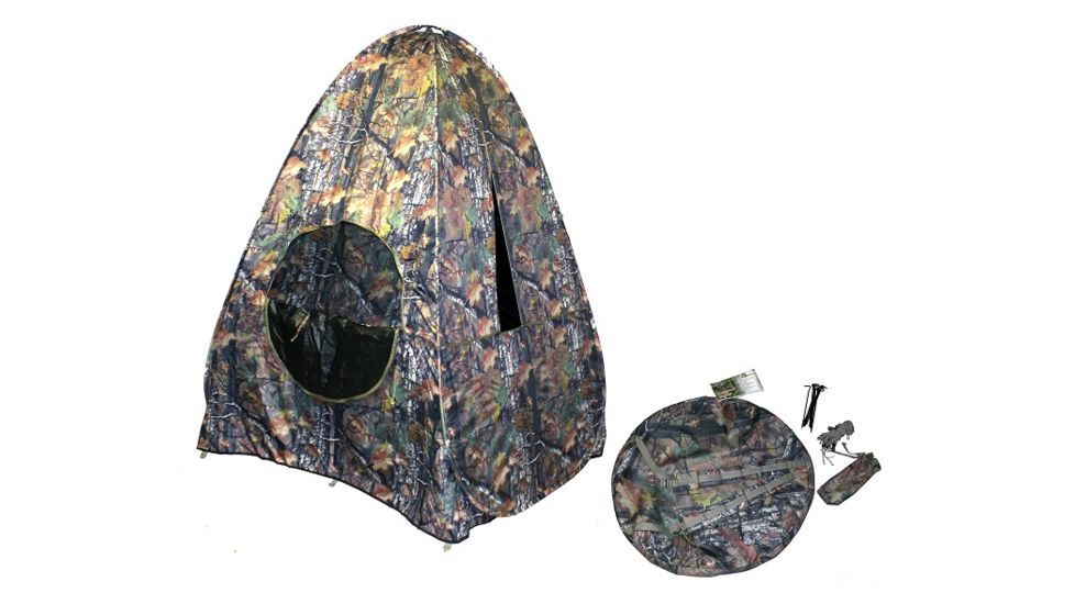 Altan Quick Post Hunting Blind, 150D, Camo, 58 x 56 x 57 in, B-OP-500