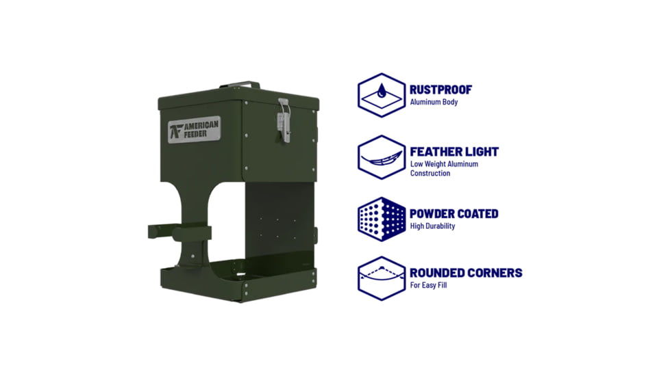 American Block Feeder, Green, 1102958