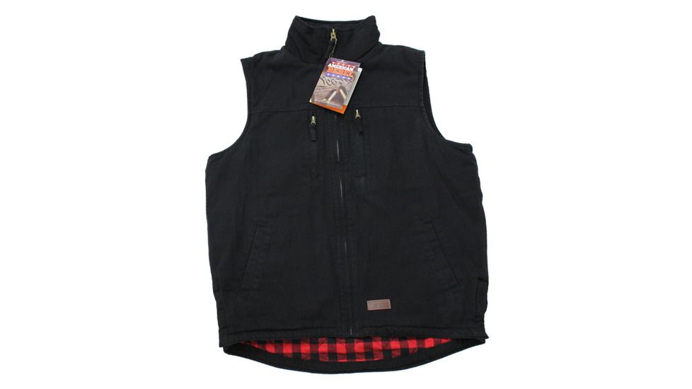 American Rebel Cartwright Vest - Mens, Black, Large, CJ-2001-OG-VT-283-LG
