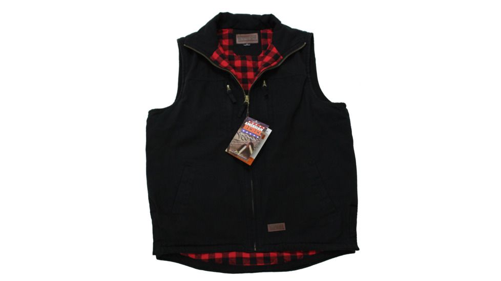American Rebel Cartwright Vest - Mens, Black, Large, CJ-2001-OG-VT-283-LG