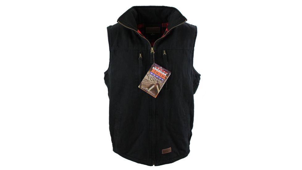 American Rebel Cartwright Vest - Mens, Black, Large, CJ-2001-OG-VT-283-LG