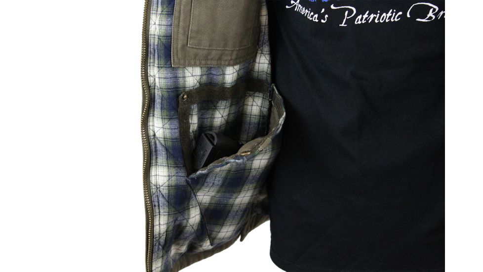 American Rebel Cartwright Vest - Mens, Olive Green, Large, CJ-2001-BK-VT-277-LG