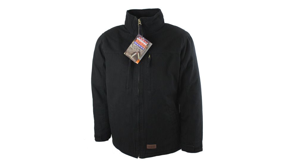 American Rebel Hoodless Cartwright Coat - Mens, Black, Extra Large, CJ-2001-BK-HL-266-XL