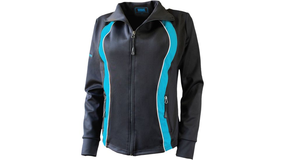 American Rebel Lightweight Freedom Concealed Carry Jacket - Womens, Black/Teal, Medium, WJ-2004-BK-TL-233-MD