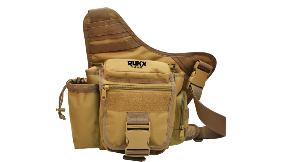 American Tactical Imports RUKX Gear Single Strap Sling Bag, Tan, ATICTSBT