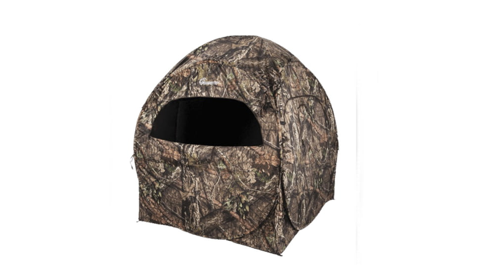 Ameristep Doghouse Run &amp; Gun Spring Steel Ground Blind 55x55x61H, AMEBL1010