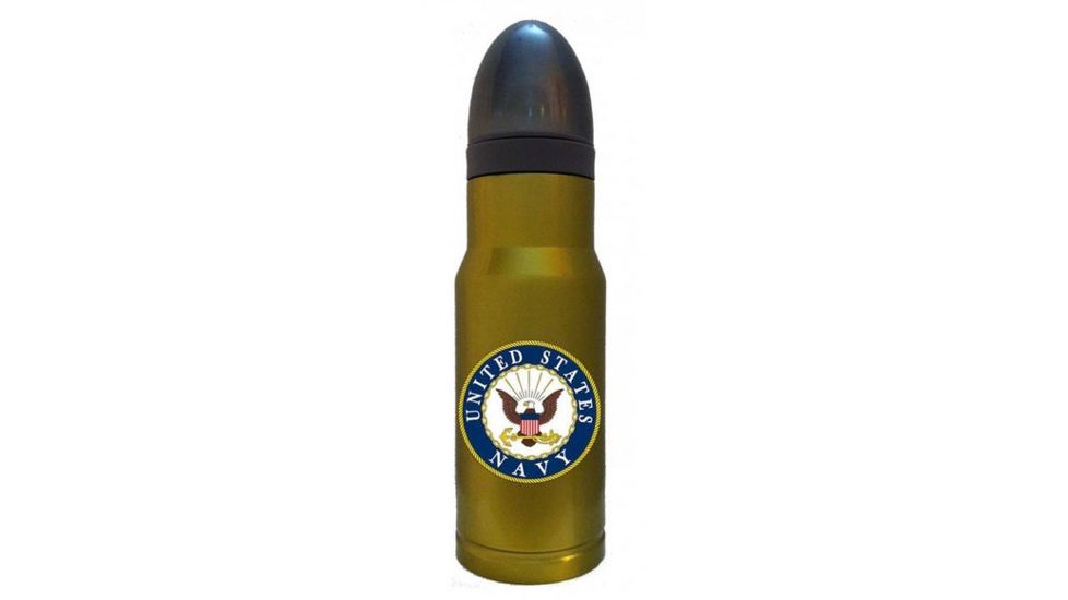 AmmOMug US Navy Coat of Arms Brass Standard 16oz Mug AMA-059
