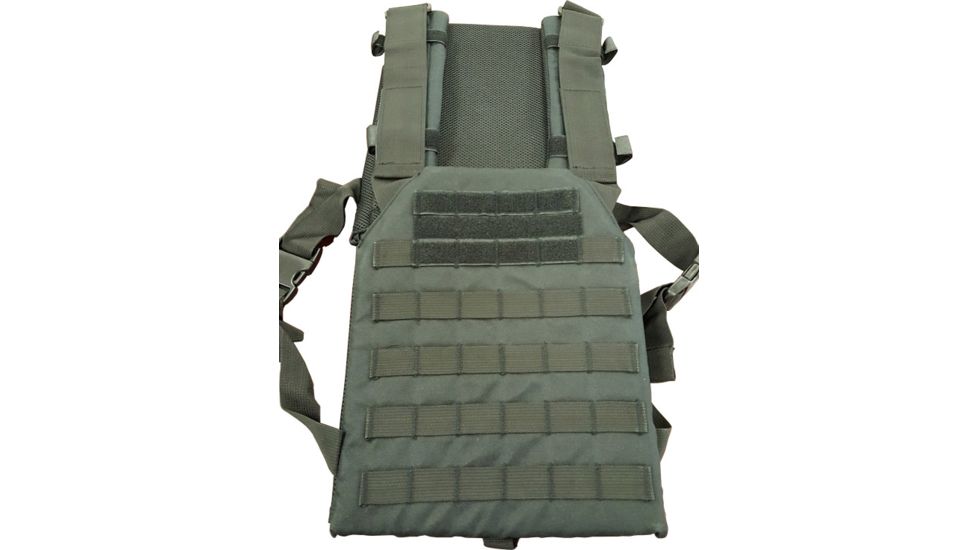 AMP Tactical Nylon Chest Plate Vest, OD Green, Medium, 42206