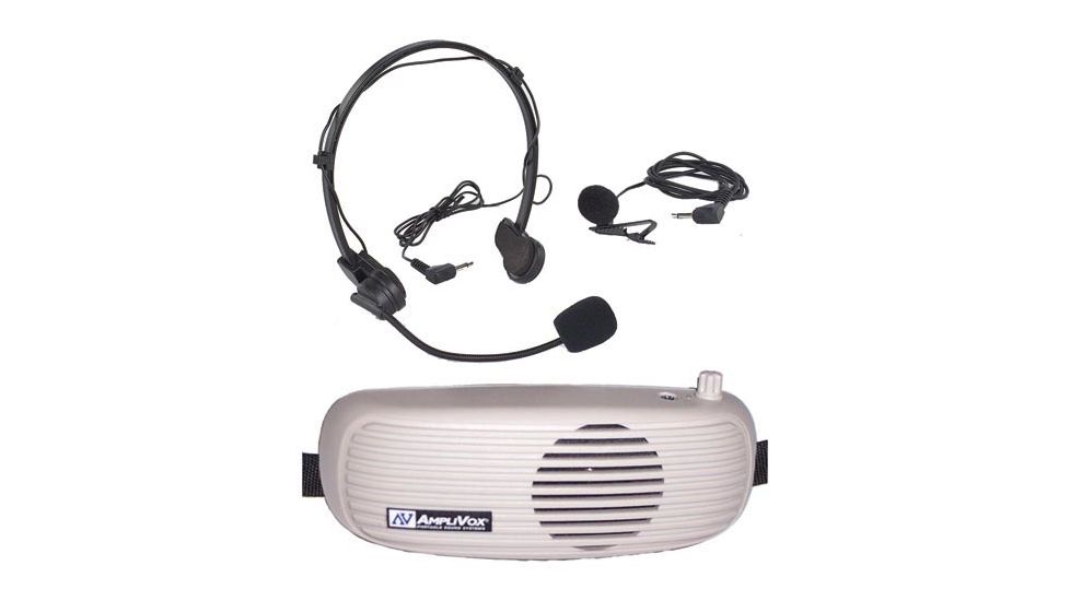 AmpliVox Belt Blaster Personal Waistband Amplifier, Black, S206