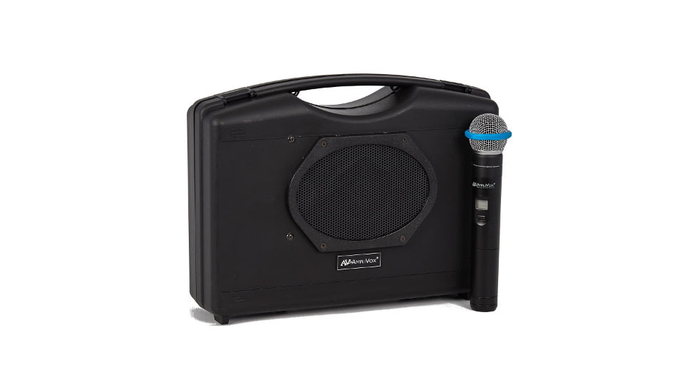 AmpliVox Bluetooth Audio Portable Buddy, Wireless Handheld, Black, SW223A