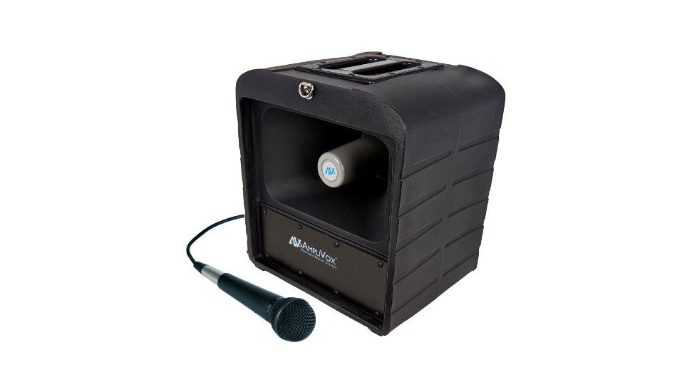 AmpliVox Mega Hailer - Wired Mic, Black, S680