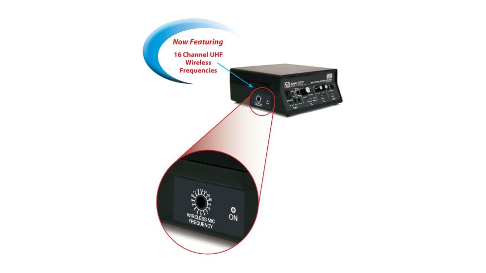 AmpliVox Wireless Multimedia Amplifier, Black, SW805A