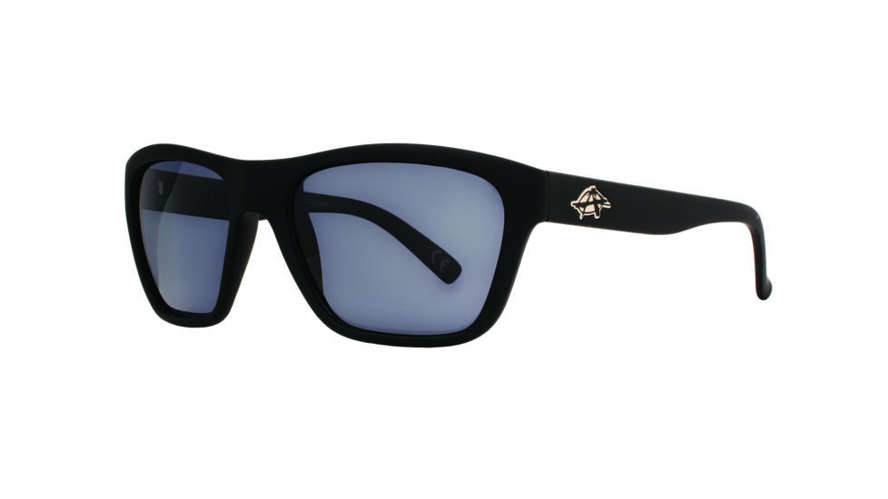 Anarchy Angst Sunglasses, Rubberized black Frame, Smoke - Polarized Lens, Polarized, 10218825.QTM