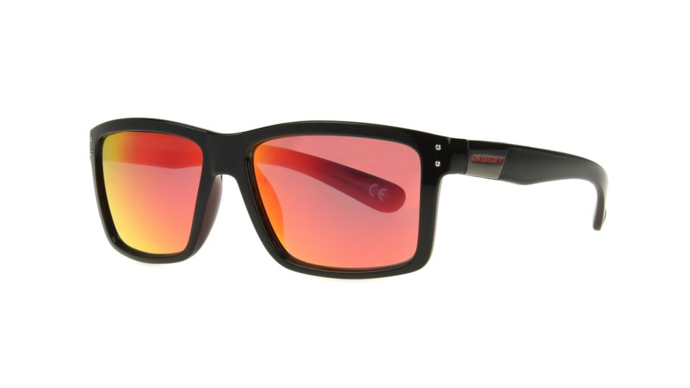 Anarchy Ari Sunglasses, Dark Gun Frame, Smoke with Red Mirror Lens, 10237506.QTM