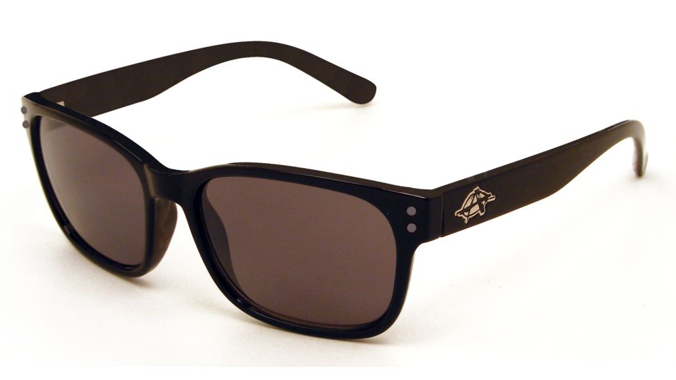 Anarchy Vert Sunglasses, Rubberized black Frame, Smoke Polarized Lens, Polarized, 10217514.QTM
