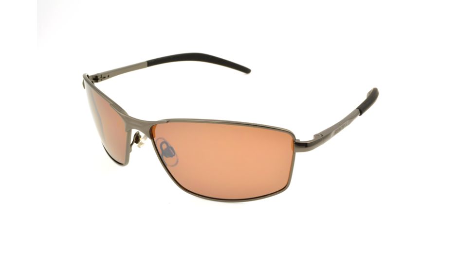Angler Eyes AE 25 Sunglasses, Matte Dark Gun Frame, Brown Polarized Lens, 10225830.FGX