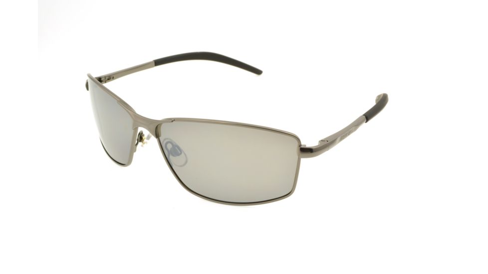 Angler Eyes AE 25 Sunglasses, Matte Dark Gun Frame, Smoke Polarized Lens, 10225832.FGX