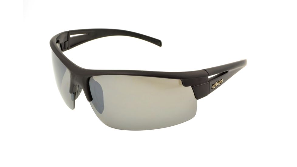 Angler Eyes AE 26 Sunglasses, Matte Black Frame, Smoke Polarized Lens, 10225828.FGX
