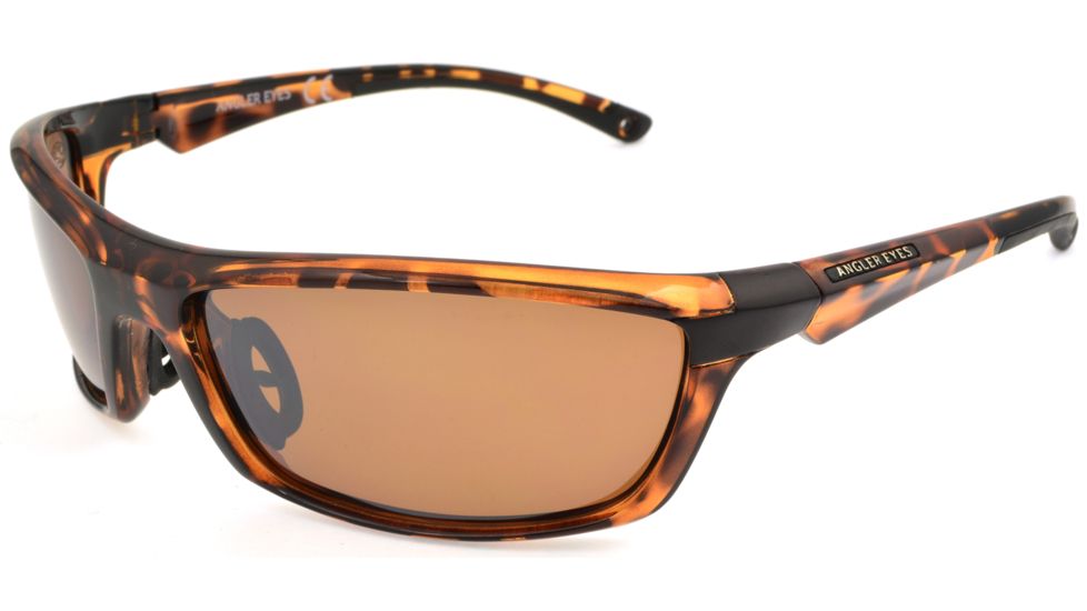 Angler Eyes Croaker Sunglasses, Demi Frame, Smoke Polarized Lens, Polarized, 10222144.FGX