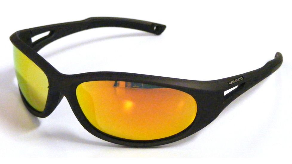 Angler Eyes Hake Sunglasses, Grey Frame, Smoke Polarized with Orange Revo Lens, Polarized, 10232960.FGX