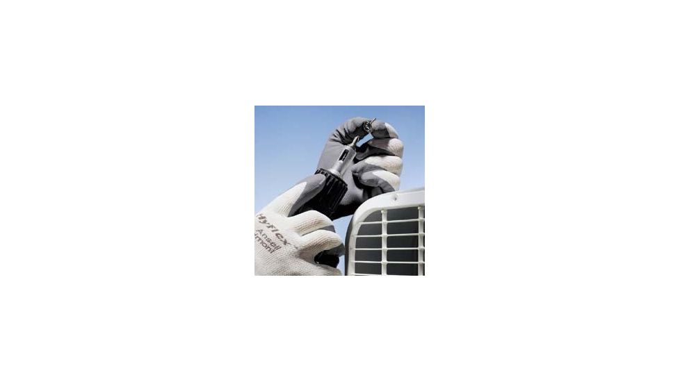 Ansell Healthcare HyFlex Foam Gloves, Ansell 205595 Gray Gloves With White Liner