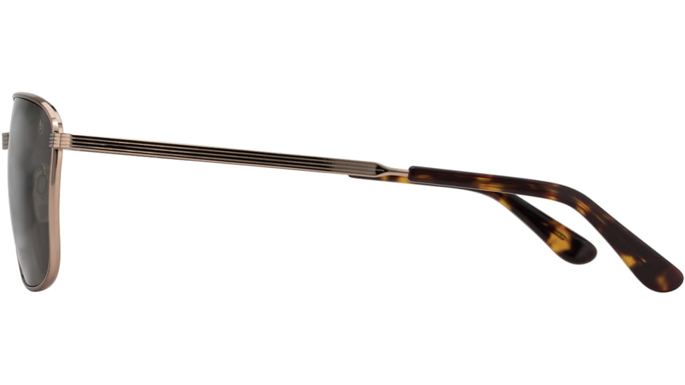 AO Airman Sunglasses - Mens, Light Bronze, Calobar Green AOLite Nylon Lenses, Light Bronze / Calobar Green Polarized Lens, 56-15-145, AIR456STTOGNN-P