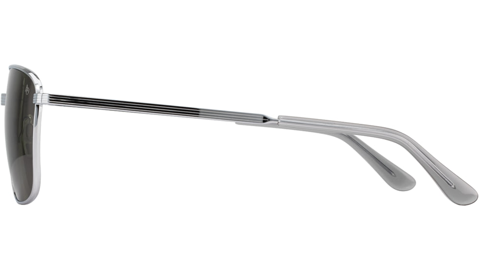 AO Airman Sunglasses - Mens, Silver, Calobar Green AOLite Nylon Lenses, Silver / Calobar Green Polarized Lens, 56-15-145, AIR356STSMGNN-P