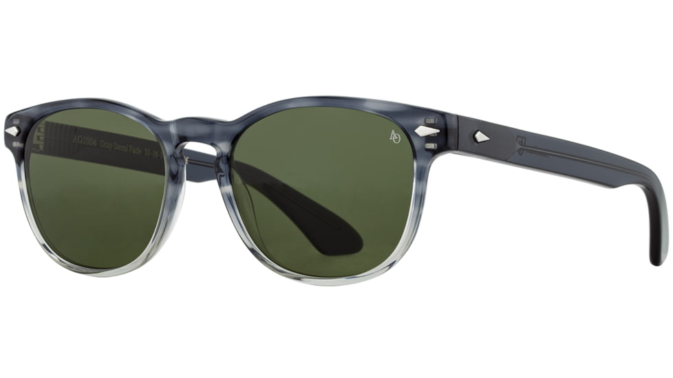 AO AO-1004 Sunglasses, Gray Demi Fade, Calobar Green AOLite Nylon Lenses, 51-18-145 B42, 004251ST--GNN