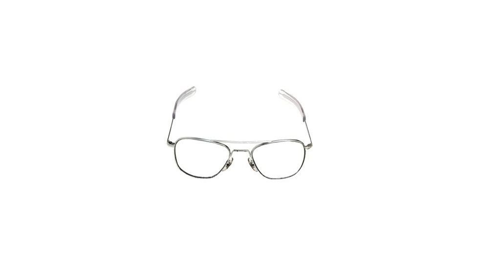 Ao Flight Gear Pilot Series Sunglasses Frame No Lens Silver Bayonet 55mm Lens S Bnt 55